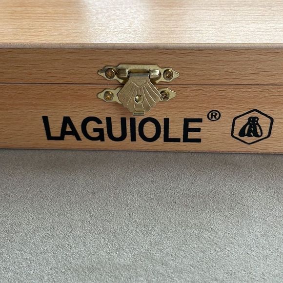 LAGUIOLE CHEESE BOARD & KNIVES SET with wood box - MADE IN FRANCE! - Picture 9 of 9
